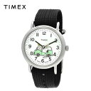 即納 TIMEX タイメックス Peanuts スヌーピー Weekender 腕時計 クォーツ ファブリック TW2Y11800 海外モデル リストウォッチ ...