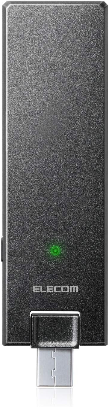 即納 無線 WiFi 無線LAN 中継器 11ac/n/a/g/b ac1200 867+300Mbps ブラック 小型モデル デュアルバンド ELECOM エレコム WTC-1167US-B ブラック