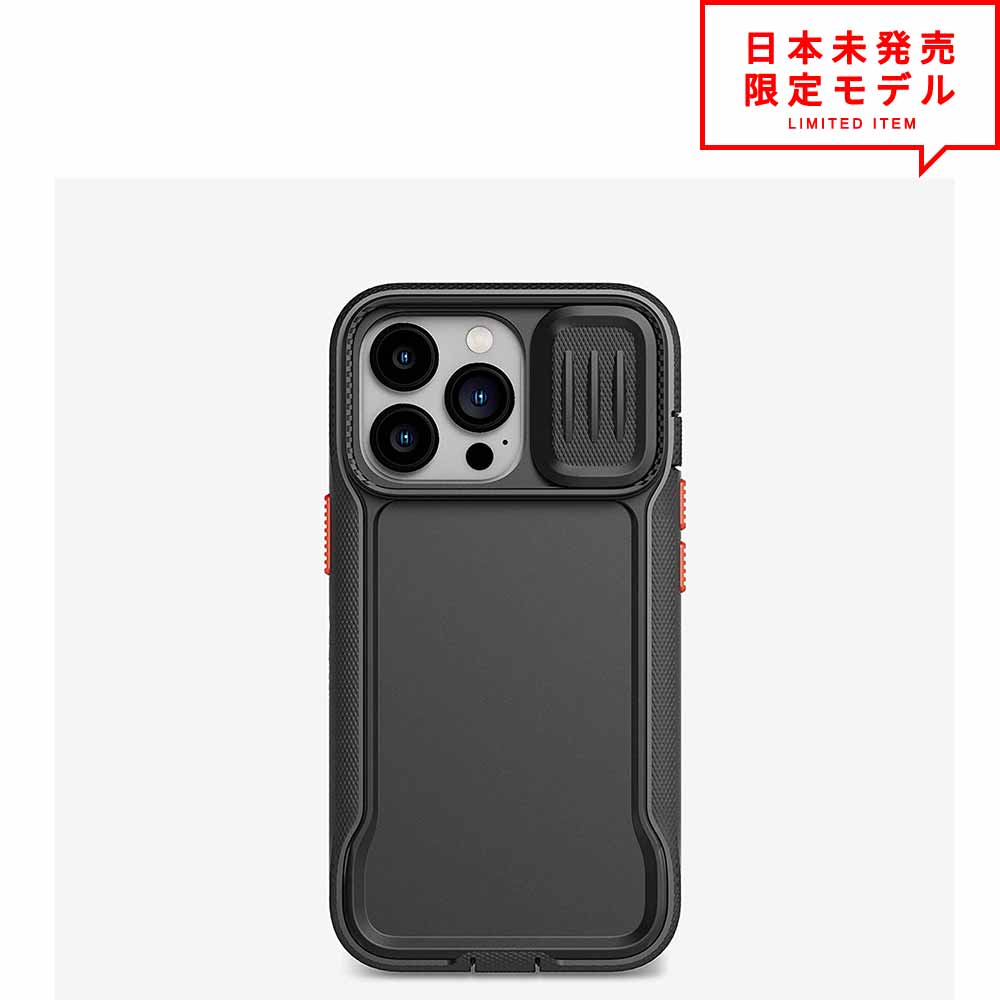 即納 iPhone13/13Pro/13ProMax/13mini ラギッド ケース カバー Tech21 Evo Max ブラック カメラカバー サバゲ 日本未発売