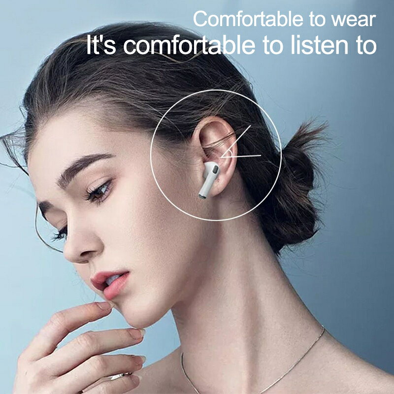 即納 アイフォン アンドロイド 対応 Bluetooth5.0 イヤホン 充電式収納ケース付き 自動ペアリング ステレオ高音質 ノイズキャンセリング smart-park-10014314 SMART PARK 楽天市場店 サンプル画像3