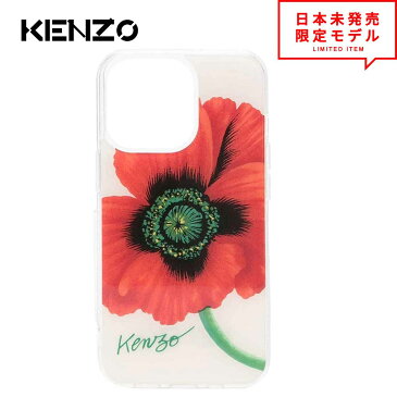 即納 日本未発売 KENZO ケンゾー iPhone13Pro/13ProMax ケース Nigo コラボ poppy フローラル ホワイト アイフォンケース スマホケース カバー