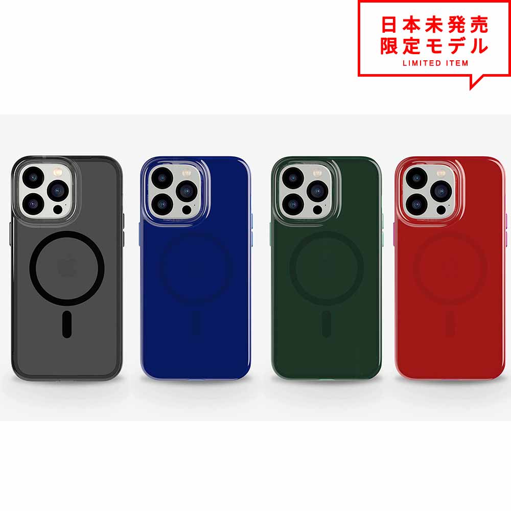 日本未発売 Tech21 Evo Tint マグセーフ 全5色 耐衝撃 MagSafe 対応 ケース iPhone14/14Pro/14Plus/14ProMax カバー