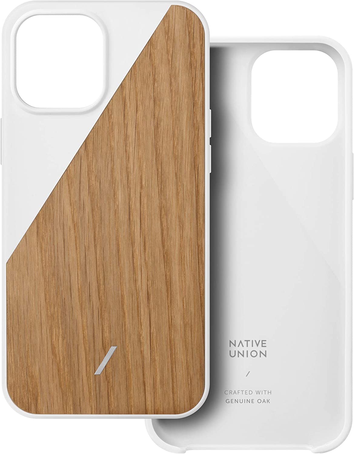 Native Union ネイティブユニオン iPhone 12/12Pro/12ProMax/12mini ケース Clic Wooden Case/ホワイト ウォールナット 木目 スマホケース カバー 日本未発売 正規品