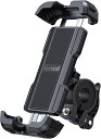 即納 自転車 オートバイ スマホホルダー ブラック 簡単脱着 スマホ ホルダー スタンド オートバイ バイク 脱落防止 iPhone Galaxy(2)