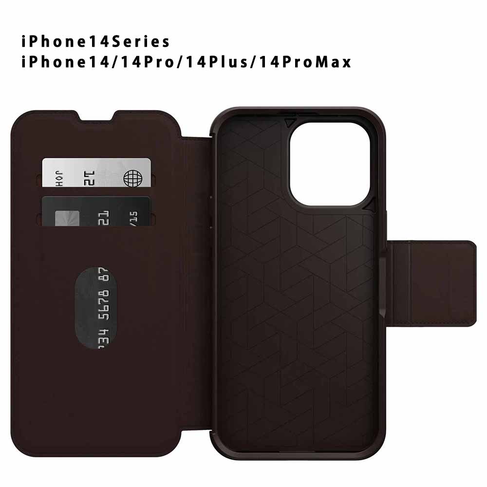 即納OtterBoxオッターボックス手帳型iPhone14/14Pro/14Plus/14ProMax/13/13Pro/13ProMax/13mini12/12Pro/12ProMax/12mini/11/11Pro/11ProMaxフリップケースカバーStradaエスプレッソ日本未発売