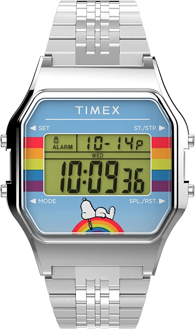 [ TIMEX ^CbNX rv NH[c T80 34mm Peanuts Pride Xk[s[ TW2V61300 Vo[ COf XgEHb` {