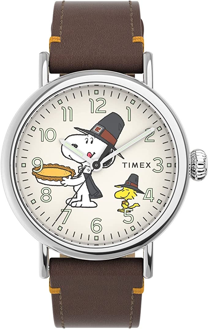 [ TIMEX ^CbNX rv X^_[h 40mm Peanuts Xk[s[ TW2V60100 COf XgEHb` {