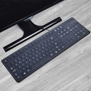 即納 シリコンキーボードカバー 445x140mm デスクトップ PC キーボード プロテクター 超薄 静音 防水 防塵 洗浄可 キーボードマルチカバー