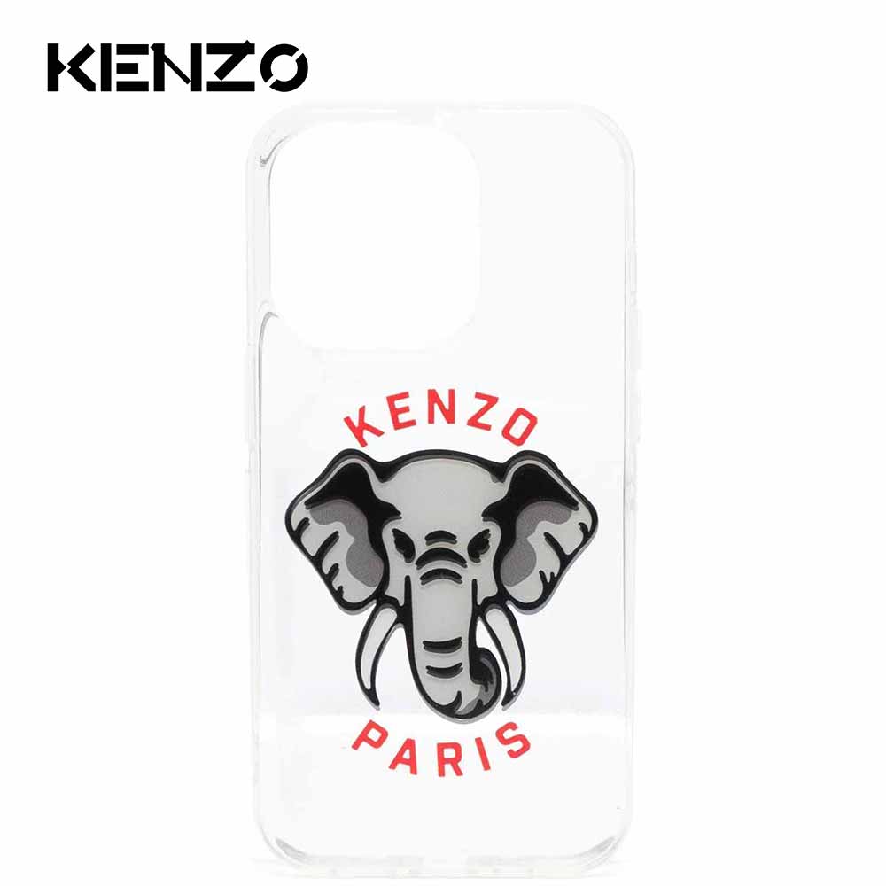 即納 KENZO ケンゾー iPhone14Pro/14ProMax ケース エレファント クリア アイフォンケース スマホケース カバー 日本未発売 送料無料