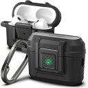 即納 AirPods Pro 第2世代 エアーポッズ プロ カバー ケース ロック機能 カラビナ付 傷つき防止 紛失防止 ワイヤレス充電 Spigen シュピゲ...