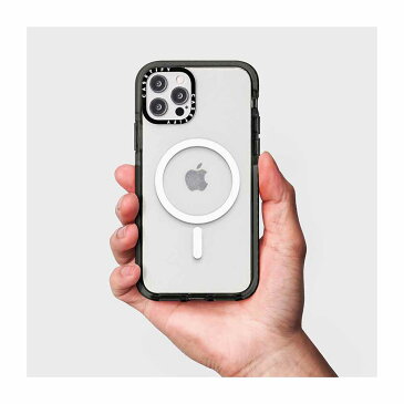 CASETiFY ケースティファイ MagSafe 対応 iPhone 12/12Pro/12ProMax/12mini ケース カバー impact インパクト クリア ブラック 日本未発売