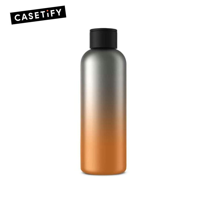 CASETiFY ケースティファイ ステンレス ウォーターボトル 水筒 リング付 550ml/770ml サンセット Water Bottle 日本未発売