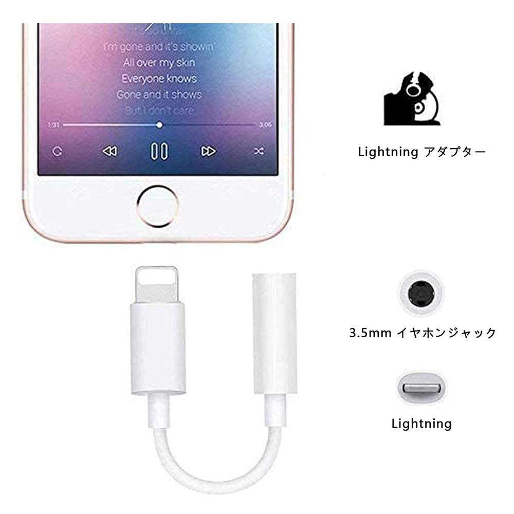 即納 iPhone イヤホン 変換 3.5mm ヘッドフォンジャック アダプタ 変換ケーブル アダプタ iPhone 12/iPhone 11/iPhone11 Pro Max/XS Max/XS/XR IOS12/13/14対応