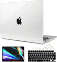 即納 マックブック プロ ハードケース MacBook Pro 16 インチ 2023 ケース カバー きらきら光るクリア ポリカーボネート シェルカバー キー...