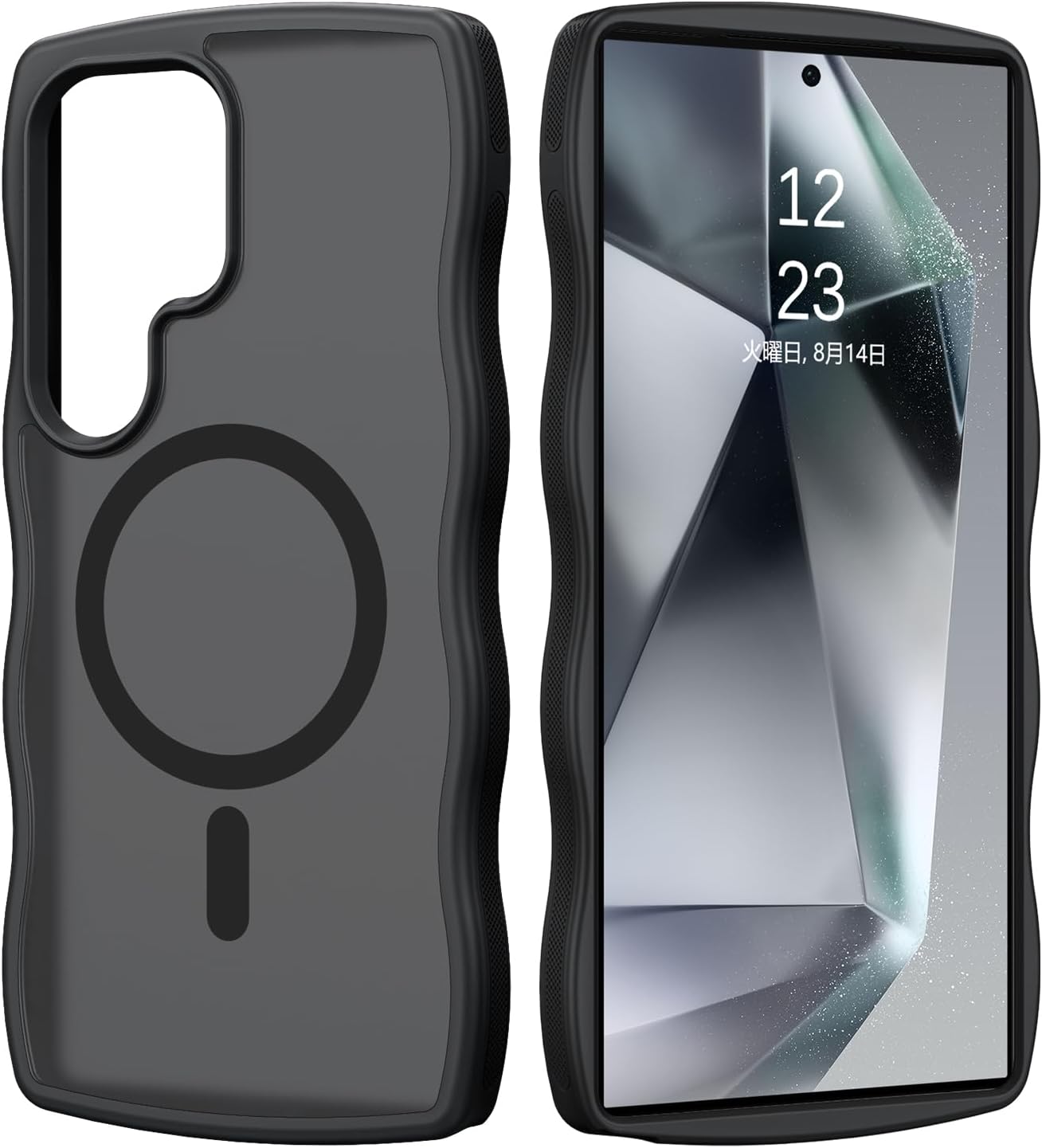 Rakuten - 即納 ギャラクシー Galaxy 背面ケース TPU 半透明 おしゃれ ストラップホール付き ケース ブラック S25/S25Ultra/S24/S24Ultra 耐衝撃 カバー 送料無料