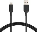 ライトニングケーブル 充電ケーブル 1-Ft/30cm ブラック 急速充電 データ転送 iPhone/iPad/iPod 対応 Lightning ケーブル