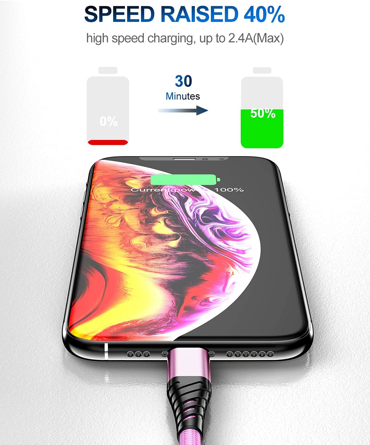 多摩電子工業 USB-A to Lightningケーブル ソフトタフ 2.0m TH245LT20K