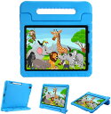 即納 iPad Air 第5世代 2022/第4世代 2020 case ケース カバー スタンド機能 手帳型 ブルー 耐衝撃 ハンドルとスタンド付き Appl...