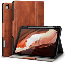 即納 iPad Air 第5世代 2022/第4世代 2020 case ケース カバー スタンド 手帳型 ブラウン ソフトPUレザー製 オートウェイクアップ/...