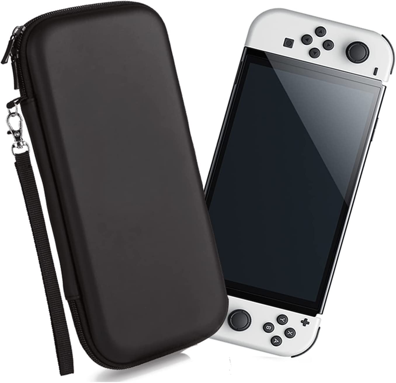 即納 任天堂 Nintendo Switch 有機ELモデル 対応 ケース カバー 黒 衝撃吸収 保護カバー あつ森 衝撃吸収 収納バッグ 撥水性 防汚 耐衝撃...