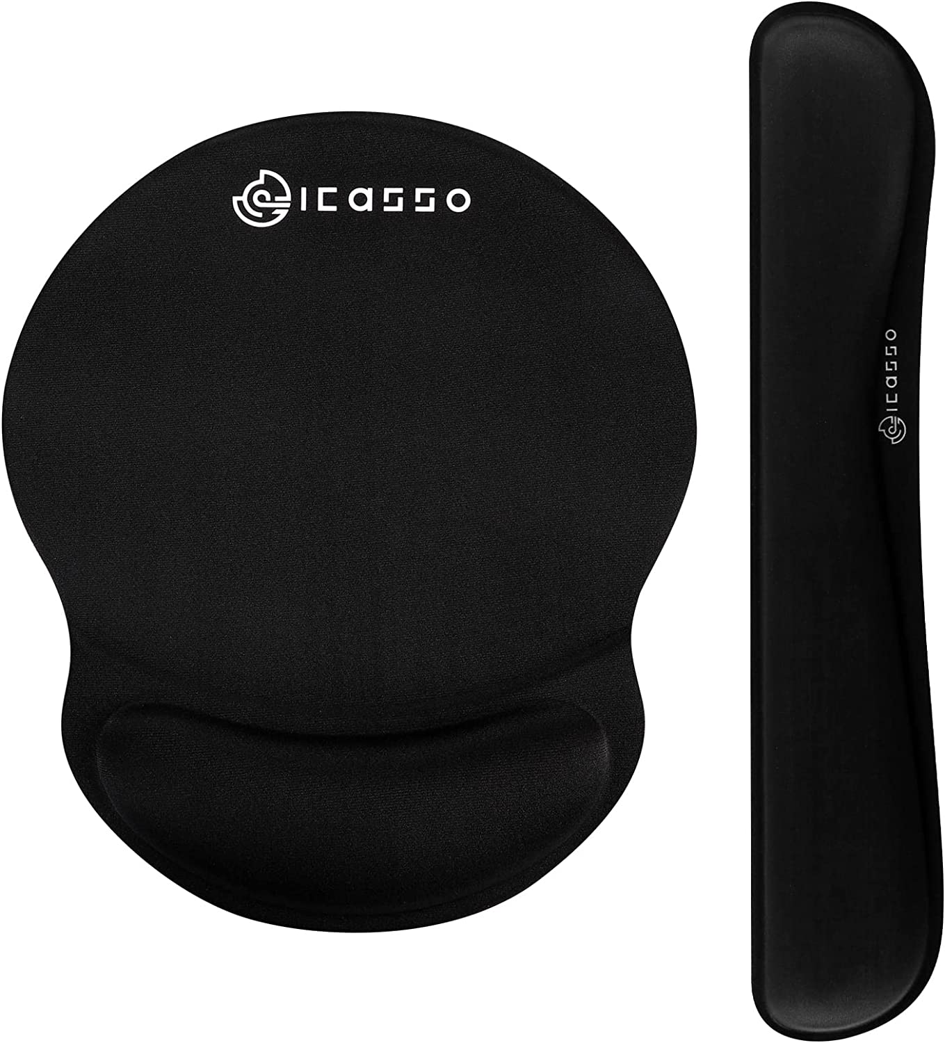 即納 リストレスト アームレスト 手首パッド 疲労低減 腱鞘炎対策 ブラック 低反発 2個セット 人間工学 サポーター テレワーク パソコン 疲労低減 滑り止め