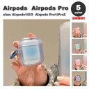AirPods 1 / 2 / 3 / AirPods Pro 1 / 2 エアーポッズ プロ シリコン シンプル リング付き カバー ケース 全5色 おしゃれ...