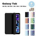 Galaxy ギャラクシー Tab PUレザー フリップケース スタンド機能 折りたたみ ケース 全8色 S9 FE / S9 FE+ / S9 / S9+ /...
