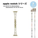 アップルウォッチ ステンレス メタル ダイアモンド ベルト 全7色 Apple Watch 38/40/41/42(series 10)mm 42(Series...