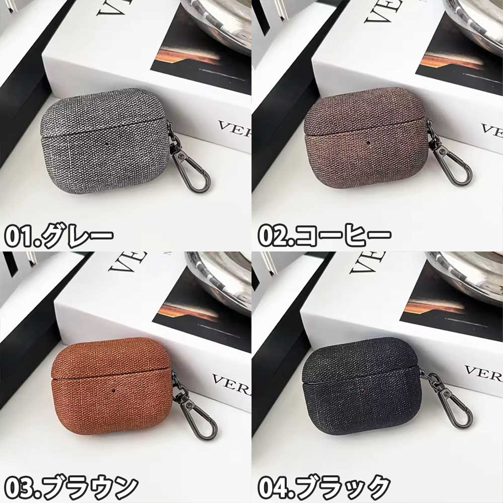 AirPods 1 / 2 / 3 / 4 AirPods Pro 1 / 2 / 3 エアーポッズ プロ ファブリック PC...