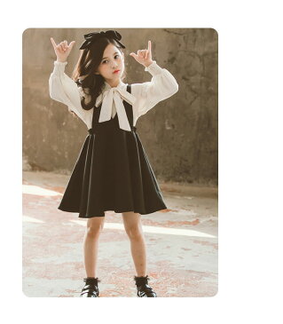 フォーマルワンピース レイヤード キッズ ブラウスワンピース 可愛い スタイル 入学式 スーツ 女の子 ストライプ柄 着やすさ抜群 華やか 卒園式 入園式 発表会 子供服 カジュアル ナチュラル 送料無料 女の子ワンピース 子供ワンピース 110cm 120cm 130cm 140cm 150cm 160cm