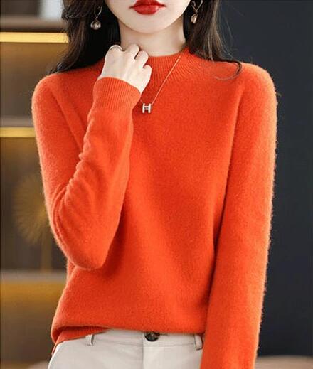 楽天市場】カシミヤ セーター(カラーオレンジ)(レディース 楽天市場】カシミヤ セーター(カラーオレンジ)(レディース