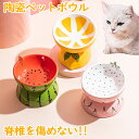猫 餌入れ 水飲み 餌皿 フードボウル 食器 犬 猫用 食べやすい 陶器 傾斜 おしゃれ ペット 高さがある 高さ 斜め 水飲み皿 餌 入れ 水 猫水飲み 猫食...