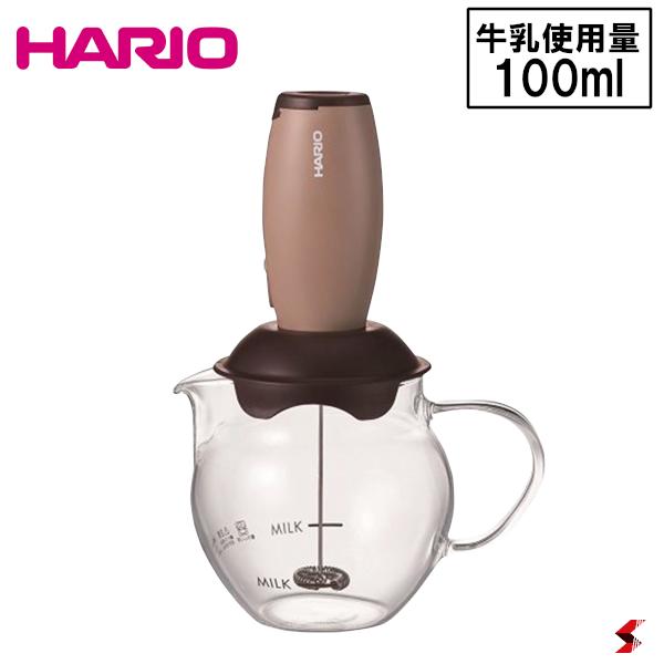 HARIO ハリオ クリーマー・キュート ブラウン 牛乳 100ml 撹拌 クリーミー 泡 泡立ち ミルク カフェラテ カプチーノ コーヒー 珈琲 coffee 食洗機対応 電子レンジ対応 趣味 カフェ カフェ巡り 自宅カフェ キッチン用品 おしゃれ オシャレ 【CQT-45BR】【4977642402959】のサムネイル