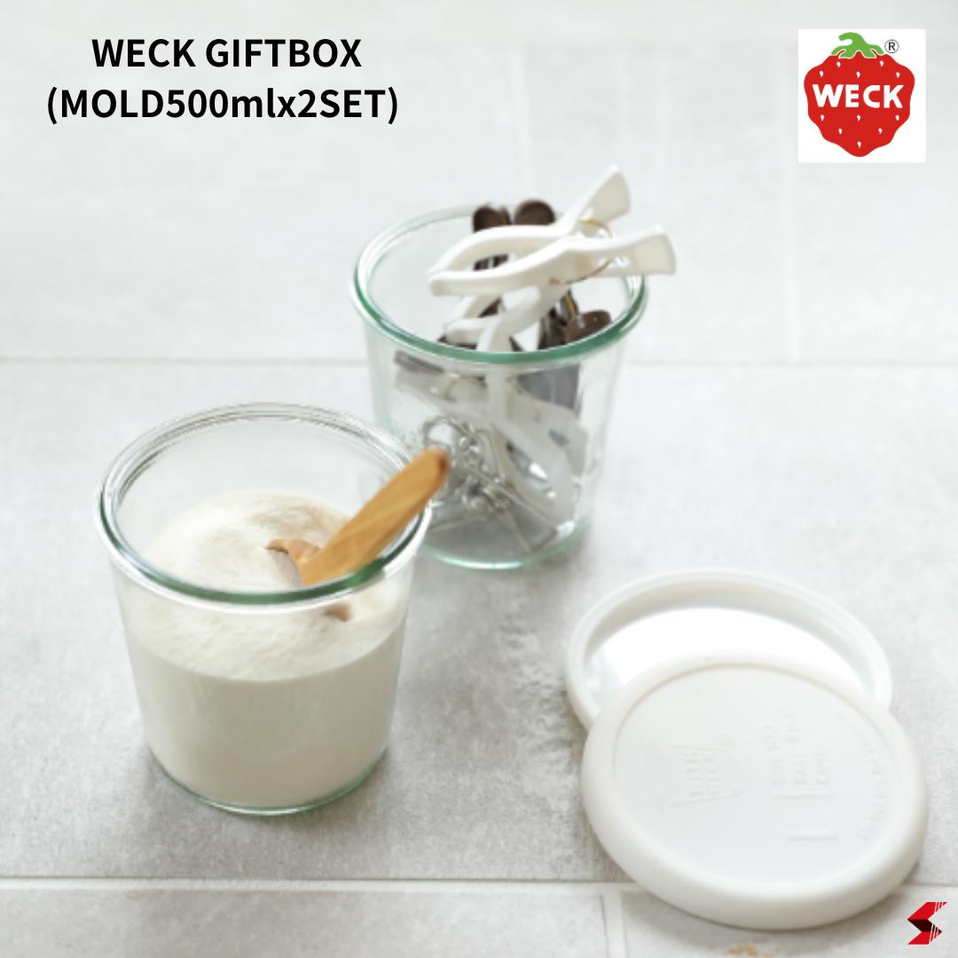 WECK GIFTBOX(MOLD500mlx2SET) å եȥܥå  2ĥå å ˥ 饹 ¸...