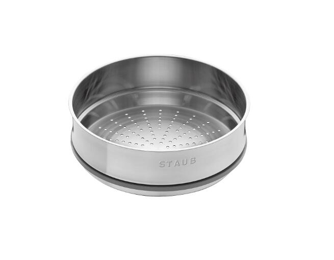 Staub ストウブ スチーマーインサート 24cm 40508-815 蒸し板 ステンレス 蒸し器用 中子 鍋アクセサリ ..