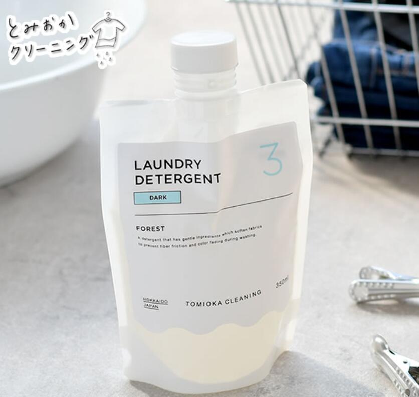 ハッピーツリー とみおかクリーニング DARK ダーク 濃色衣類用洗剤 色あせ防止 日本製 中性洗剤 デニム 黒 シャツ ニット コート 衣類ケア 植物由来 【...