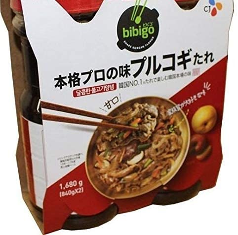 CJ bibigo 本格プロの味！ プルコギたれ（甘口） 840g×2本