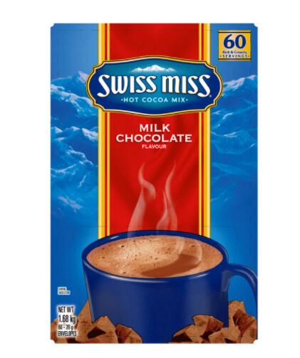 スイスミス ミルクチョコレート ココア 60袋×2set SwissMiss Milk Chocolate Cocoa 60pk×2set