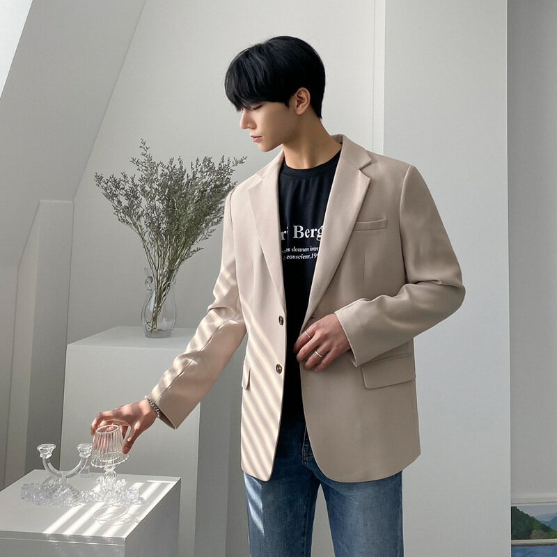 【最大2000円まとめクーポン利用可】スーツジャケット メンズ 秋 新作 ワイド カジュアル スタイリッシュ 西服 アウター