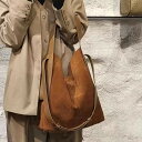 斜め掛け バッグ 人気 秋冬 大容量 トートバッグ 耐久性 高級スエード 使いやすい おしゃれ 通勤 ブランドレス 旅行 ショッピング レディース メンズ