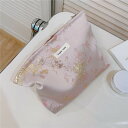 【GW限定15%OFFクーポン有】大容量 化粧ポーチ 女性用 使いやすい 清新 提花デザイン ポケット付き 人気 耐久性 洗面用具 旅行用 収納バッグ ハンドバッグ収納 可愛い お洒落 便利 旅行 仕様(4)