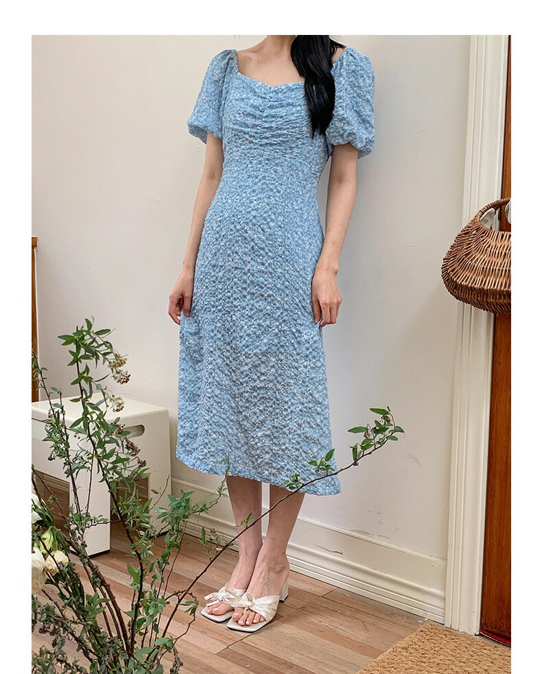 【まとめクーポン2000円最大利用可能】フレア ワンピース レディース 夏 新作 スリム ショルダー ストラップ ヴィンテージ ボトムス 中長丈