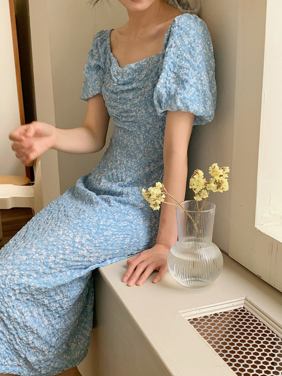 【まとめクーポン2000円最大利用可能】フレア ワンピース レディース 夏 新作 スリム ショルダー ストラップ ヴィンテージ ボトムス 中長丈