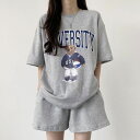 レディース トップス と ショートパンツ セットアップ 韓国風 カジュアル 半袖 コットン 大きいサイズ 夏用 服
