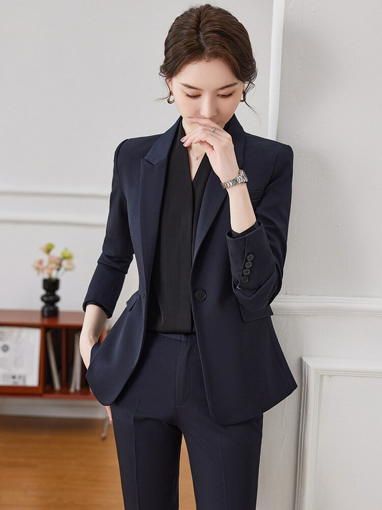 【最大15％OFFお買い物マラソン限定】職業用 スーツ レディース 深灰色 おしゃれ 仕事服 ホテル
