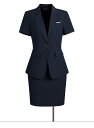 【最大2000円OFFクーポン有】スーツ 半袖 業務用 ホテル フロントスタッフ 短パン オフィス 制服 気質 レディース