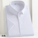 【GW限定15%OFFクーポン有】メンズ 半袖 シャツ 夏 竹繊維 免アイロン 透湿 ビジネス カジュアル 面接用 伸縮性