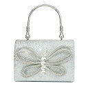 【GW限定15%OFFクーポン有】パーティー バッグ 水 ダイヤモンド 蝶々 結び 手提げ 斜めがけ キラキラ ラメ レディース バッグ(4)