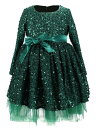 【GW限定15%OFFクーポン有】女の子 ドレス キラキラ 長袖 フォーマル 子供 パーティー 誕生日 クリスマス プレゼント