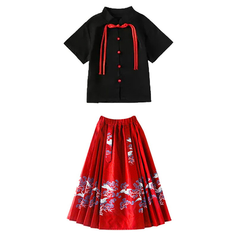 【GW限定15％OFFクーポン有】子供向け 衣装 国風 漢服 ダンス 練習服 六一 祝い 表演服